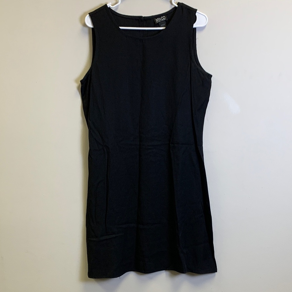 New York & Company Elegant Black Mini Dress